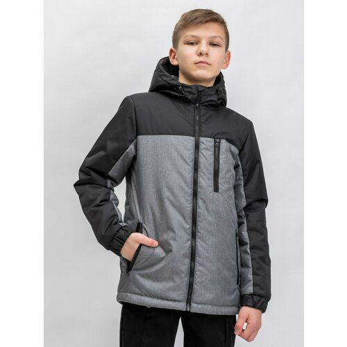 Куртка KAYSAROW, размер 158-80-72, черный, серый плащ kaysarow размер 158 80 72 черный