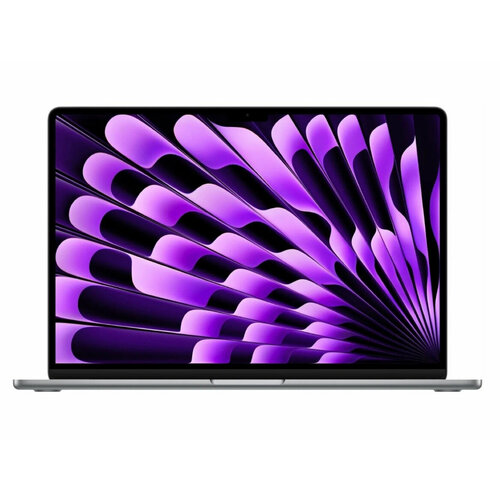 15.3 Ноутбук Apple MacBook Air 15 2024 2880x1864, Apple M3, RAM 8 ГБ, SSD 512 ГБ, Apple graphics 10-core, macOS, Space Gray, Русская раскладка