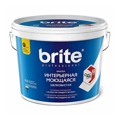 Brite Professional Ti Pure Quality Брайт профессиональная краска интерьерная супермоющаяся 15900₽
