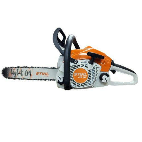 Бензопила STIHL MS 182 2-MIX, 1.6кВт шина 14" (35 см, 50 звеньев) 4.6кг оранжевый