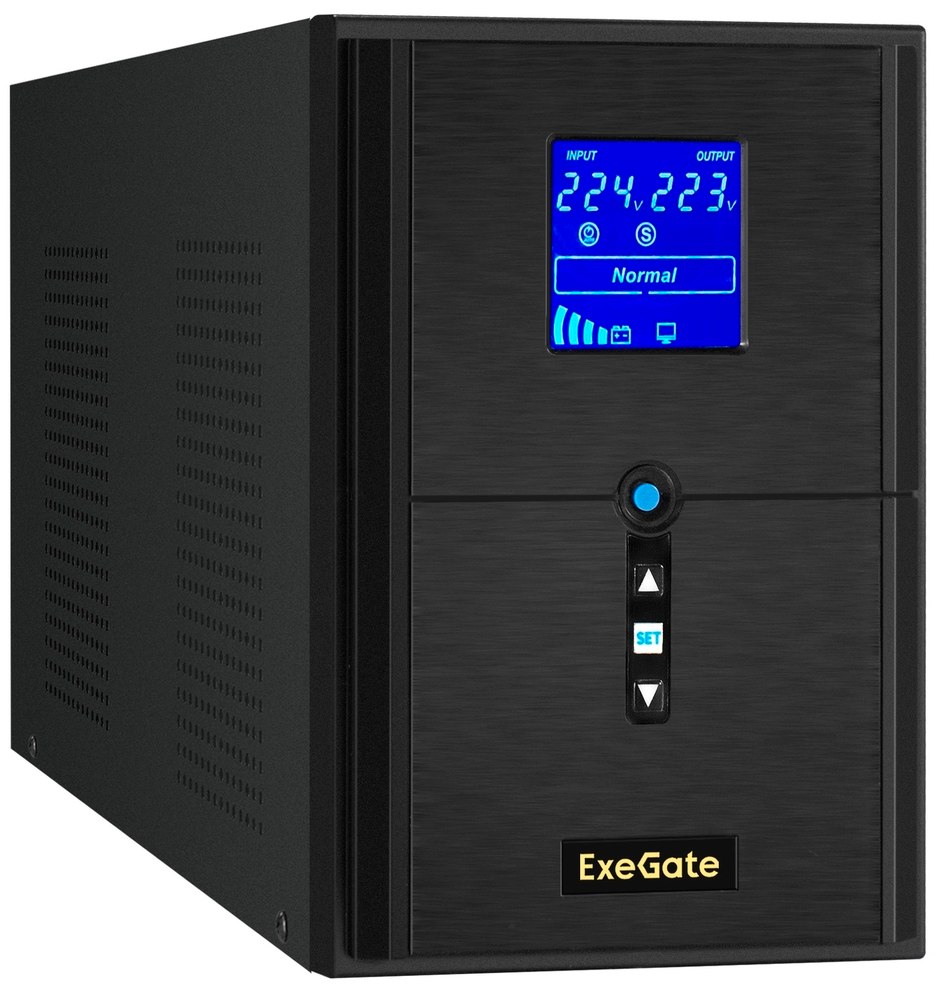 ИБП ExeGate SineTower SN-2000. LCD. AVR.3SH.1C13. RJ. USB (EX295983RUS)