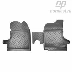 Коврики салона для а/м ГАЗель 3-х местная полиуретан "NORPLAST"