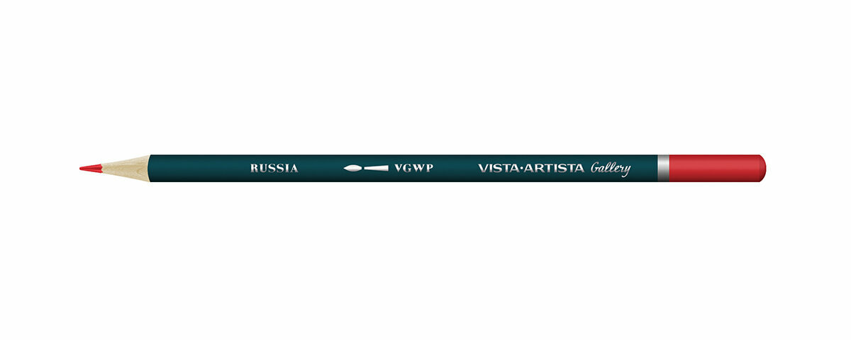 Карандаш акварельный "VISTA-ARTISTA" "Gallery" VGWP художественный заточенный 325 Рубиновый (Ruby)
