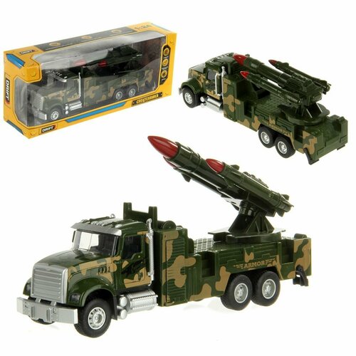 Детская машина военная техника Вооруженные силы 1:24, Drift / Инерционная машинка игрушка для мальчика