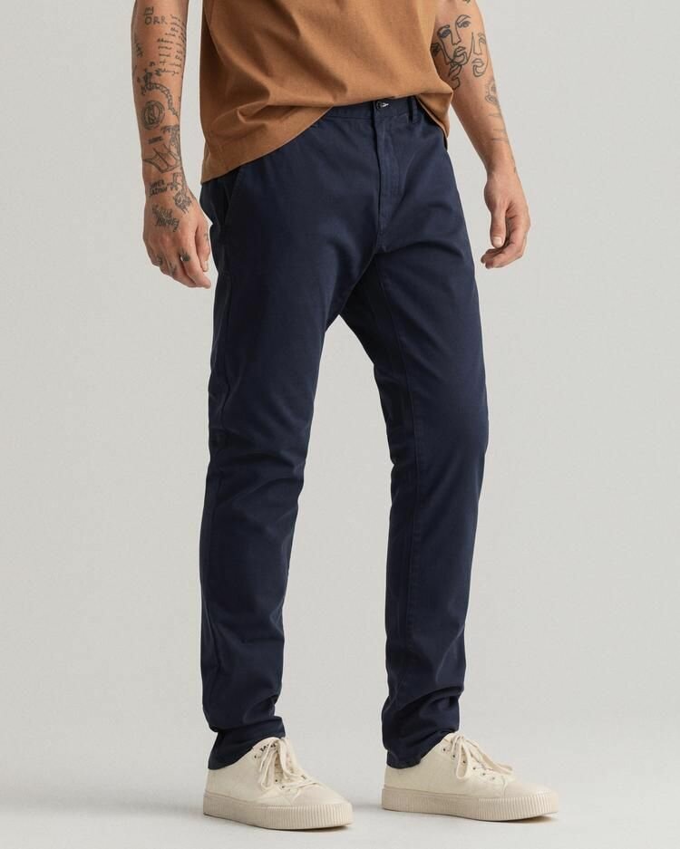 Брюки чинос GANT MOLSEY BRUSHED CHINOS