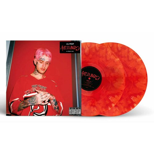 Lil Peep - Hellboy (Fire Red Flames USA Limited) Цвет Красного Пламени Виниловая Пластинка lil peep hellboy 2lp fire splatter виниловая пластинка