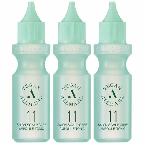 Тоник для волос успокаивающий ALLMASIL 11 Salon Scalp Care Ampoule Tonic, 30 мл *3