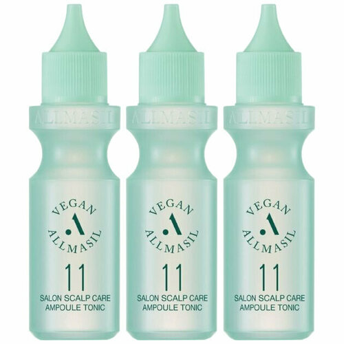 Тоник для волос успокаивающий ALLMASIL 11 Salon Scalp Care Ampoule Tonic, 30 мл *3