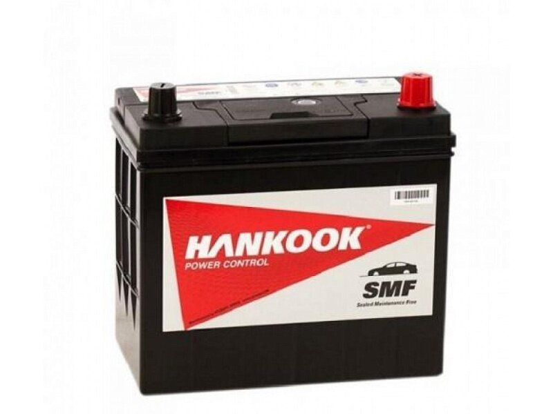 Аккумулятор автомобильный HANKOOK 45.0 Ah 430 A 55B24L ОП (236x127x225) B24L 238x127x227