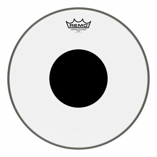Пластик для барабана REMO CS-0314-10 Batter Controlled Sound Black Dot Clear 14