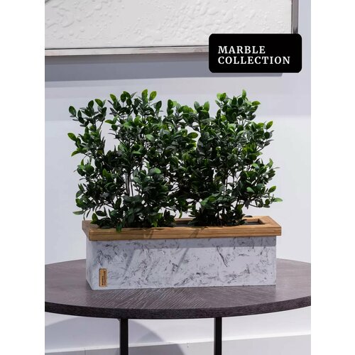 Кашпо прямоугольное, длинный горшок для цветов 8 л