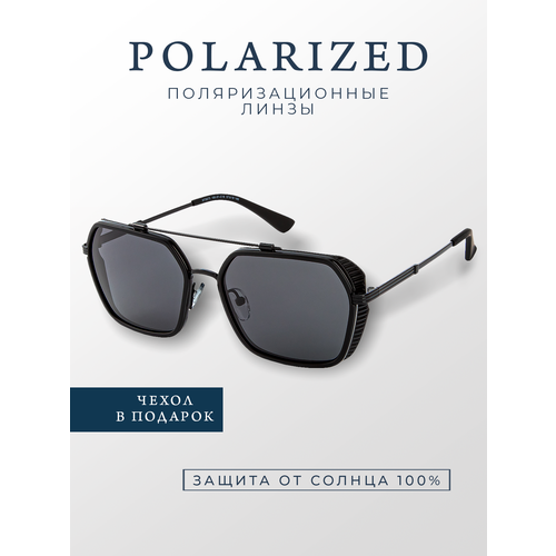 Солнцезащитные очки Accent Polarized, черный/черный