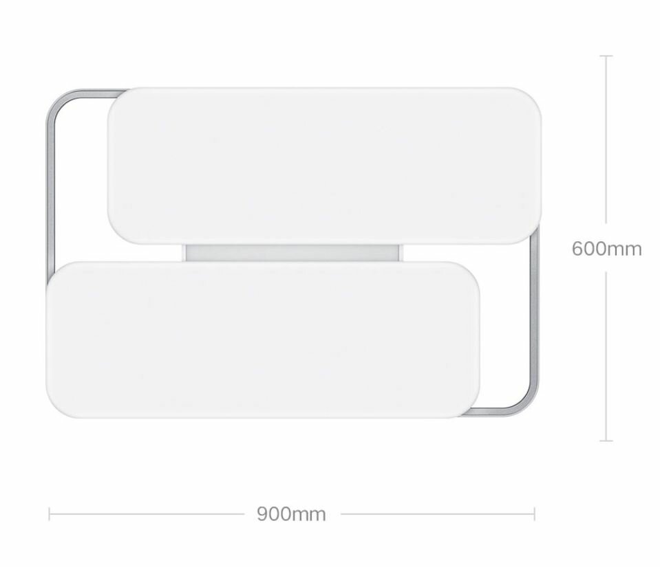 Изображение Умный потолочный светильник Xiaomi Mjiia Smart ceiling light PRO Версия для гостиной 140W 10000lm Ra95 2700K-6000K Анти-синий свет RG0(Mihome APP), Белый