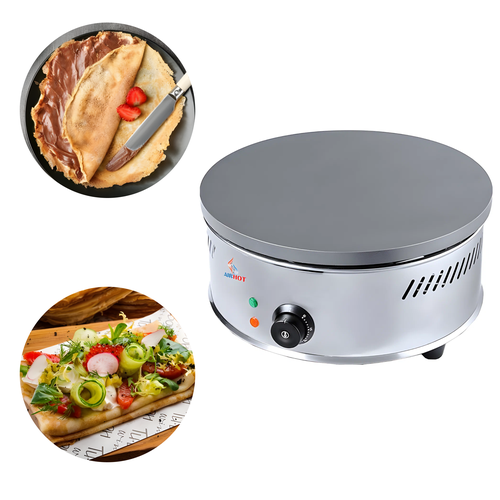 Блинница электрическая AIRHOT BE-1M 22 кВт диаметр поверхности 40см профессиональная чугун 15343₽