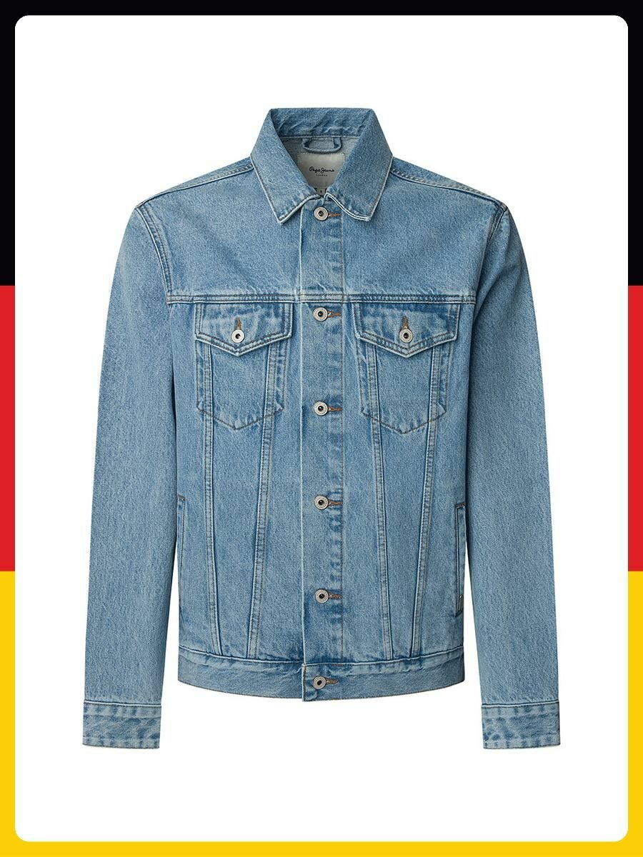 Куртка джинсовая Pepe Jeans Базовая коллекция, размер .S, голубой