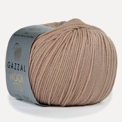 Изображение товара Пряжа Gazzal Wool 175 цвет 306 пудра (50г/175м, упаковка 5 мотков)