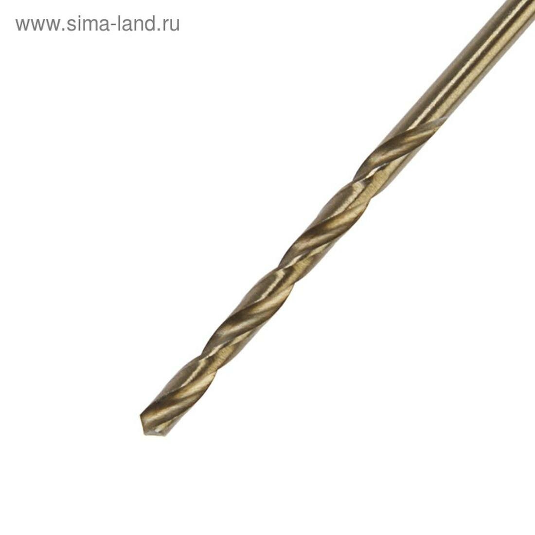Картинки Сверло по металлу тундра, HSS-Co (5% кобальта), цилиндрический хвост, 2.5 мм, 2 шт.