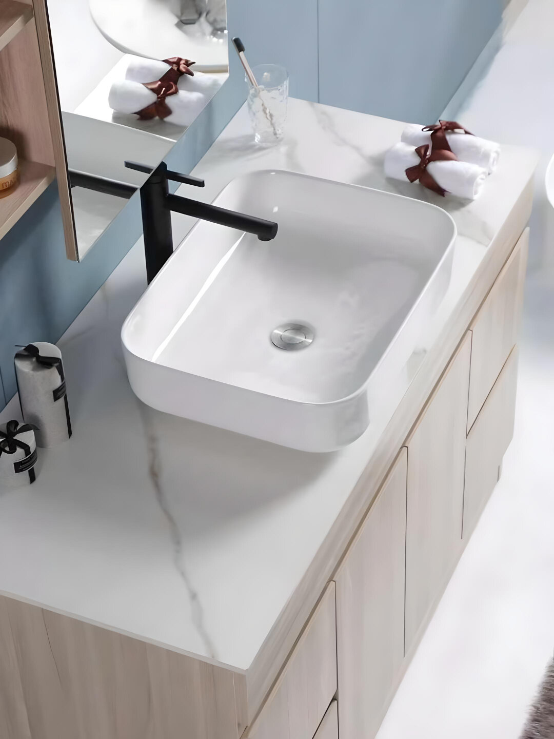 Накладная раковина для ванной OSSO - 8218 — фото 1