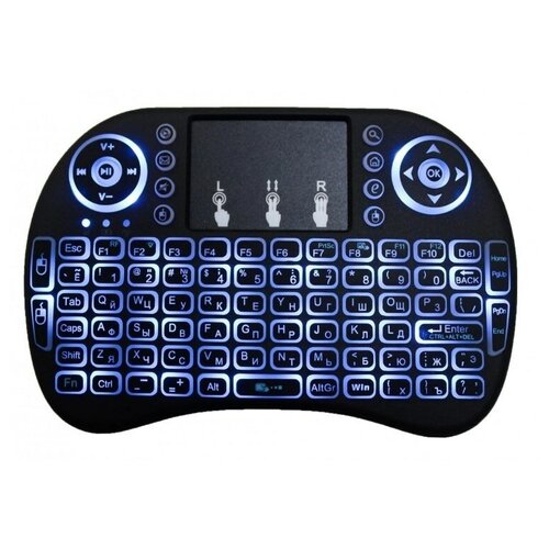 Беспроводная клавиатура QiDianz i8 с тачпадом и подсветкой для Смарт ТВ приставок TV Box 69000₽