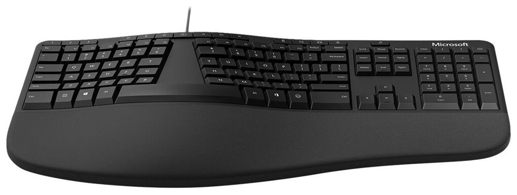 Клавиатура проводная Microsoft Ergonomic Black (LXM-00011)