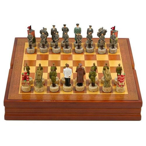 Шахматы сувенирные Победные (доска 36х36х6 см, h-8 см, h-6,3 см) шахматы сувенирные победные h короля 8 см h пешки 6 3 см 36 х 36 см