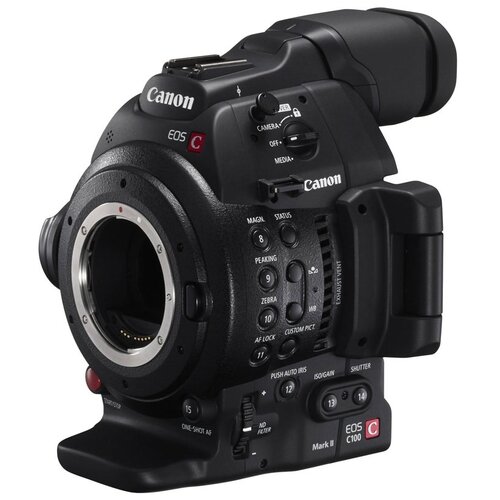 Видеокамера Canon EOS C100 Mark II Body черный