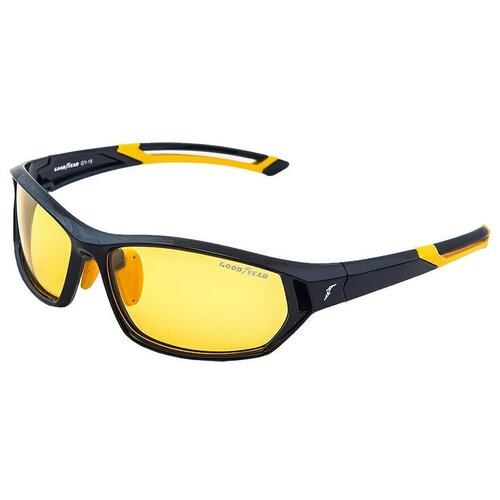 фото Солнцезащитные очки goodyear, овальные, ударопрочные, с защитой от уф, для мужчин, черный