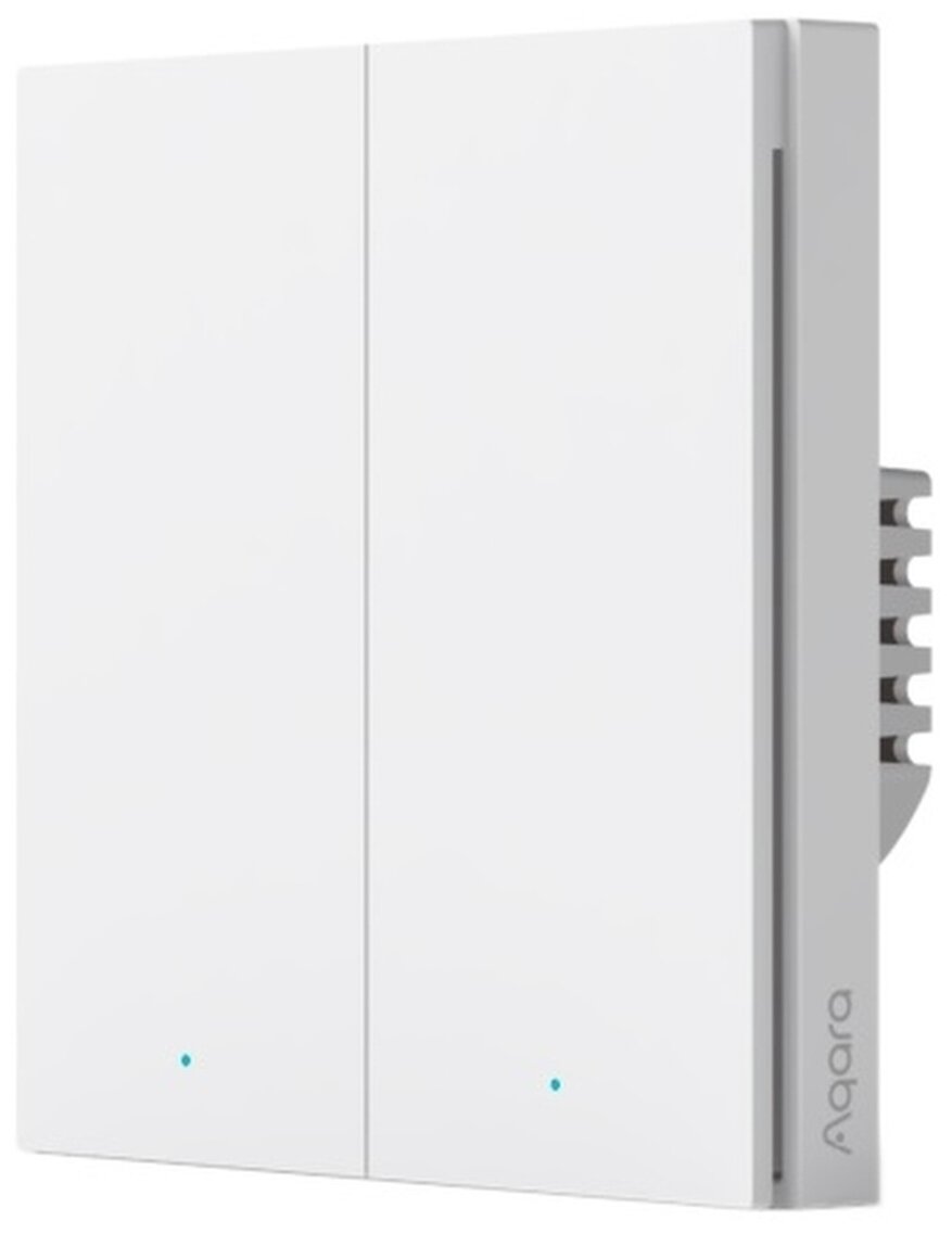 Выключатель Aqara Smart Wall Switch H1 EU 2-хкл. белый (WS-EUK04)