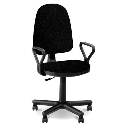 Кресло офисное престиж RU (GTP, PL56 крестовина пластик, С-11) черн.