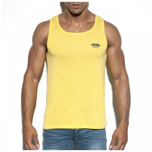 фото Майка-безрукавка "basic tank top - yellow" / es collection / желтый / размер m