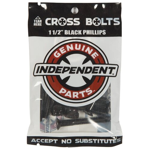 фото Винты для скейта independent phillips hardware 1.5" black independent truck company