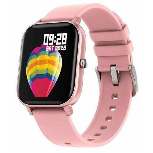 Умные часы Смарт часы P8 мужские, женские, цвет розовый / Smart Watch Часы наручные мужские, женские / для детей / Фитнес часы / Фитнес браслет