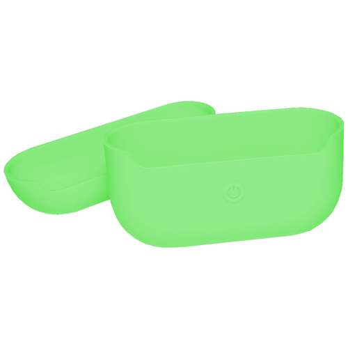 Чехол силиконовый Brosco для Apple AirPods Pro зеленый
