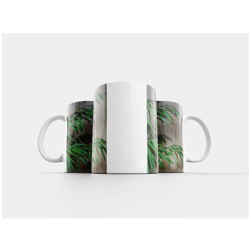 фото Кружка "декоративное растение, зеленый, листья" 320 мл lotsprints