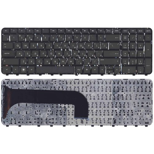 Клавиатура для ноутбука HP Pavilion M6-1000 Envy M6-1100 M6-1200 черная с рамкой new for hp envy pavilion m6 m6 1000 m6 1001 m6 1045 m6 1125dx m6 1035dx laptop lcd back cover lcd front bezel