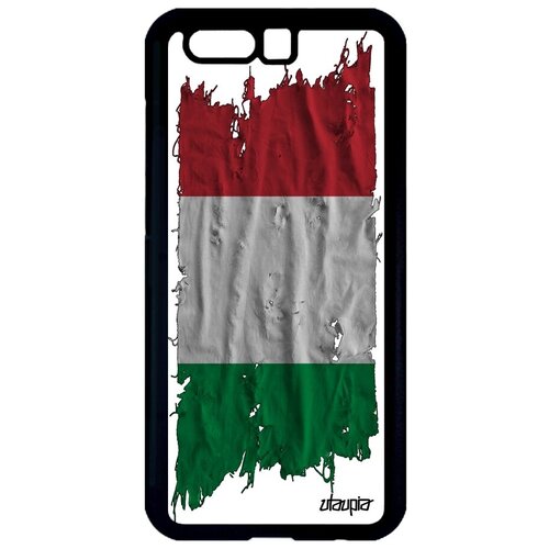 фото Защитный чехол для мобильного // honor 9 // "флаг италии на ткани" государственный дизайн, utaupia, белый