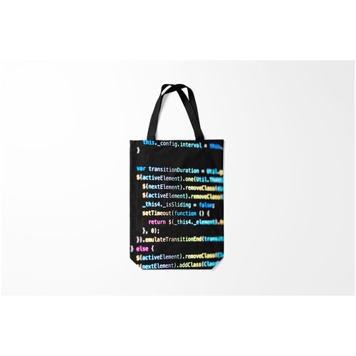 фото Сумка-шоппер / 31х42 см / программисты / принты для программистов программист burnettie