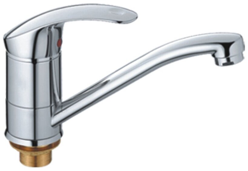 Смеситель для кухни c поворотным изливом Cron CN4215 хром