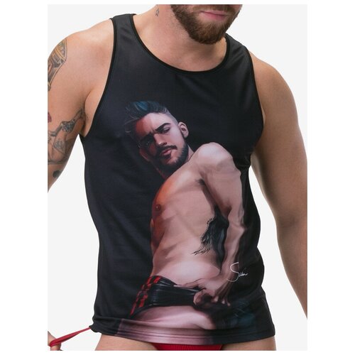 фото Майка-безрукавка "top - black" / barcode berlin / черный / размер xl