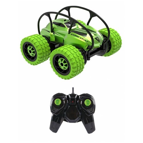 Радиоуправляемая машина MKB Каскадер 4WD - 5588-614-Green (5588-614-GREEN) машинка mkb four wheel stunt 5588 614 1 18 17 см зеленый