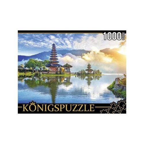 Пазлы 1000 элементов Остров Бали. Храм Пура Улун Дану Рыжий кот 5481812