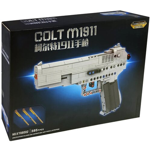 Конструктор техно COLT M1911, 385 деталей