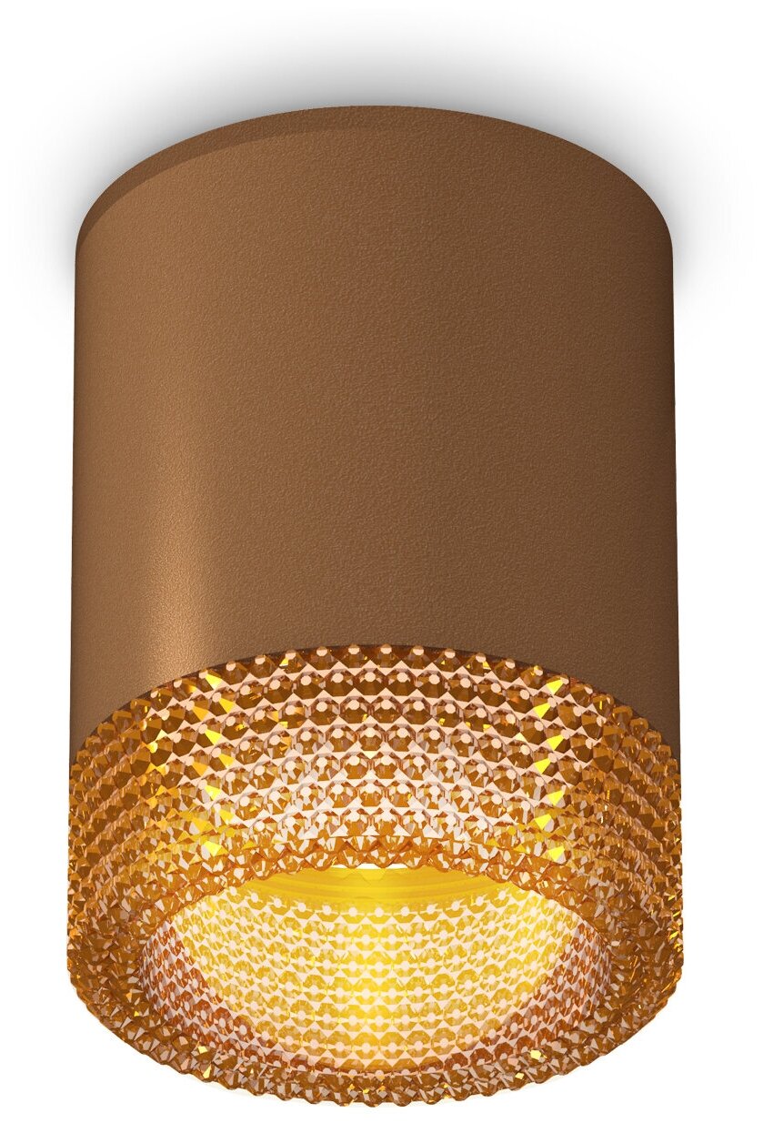 фото Комплект накладного светильника с композитным хрусталем