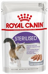 Влажный корм для стерилизованных кошек Royal Canin Sterilised (в паштете) 85 г (мусс)