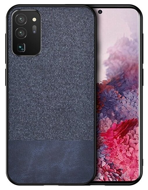 Крышка-накладка MyPads для Samsung Galaxy S20FE (Fun Edition) SM-G780F 2020 / Samsung Galaxy S20 Lite из качественного силикона с текстурным покр.