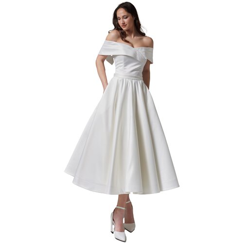 Свадебное платье VEHOVAdresses размер 44, регулируемый размер, цвет айвори