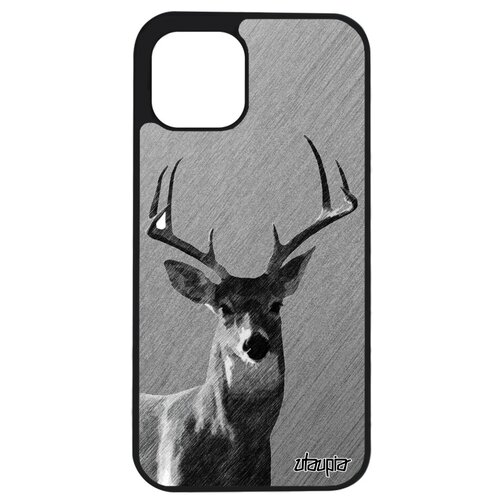фото Чехол для мобильного // iphone 12 pro max // "олень" копыта марал, utaupia, серый