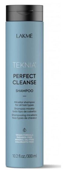 Мицеллярный шампунь для волос Lakme Teknia Perfect Cleanse Shampoo Глубокое очищение, 300 мл