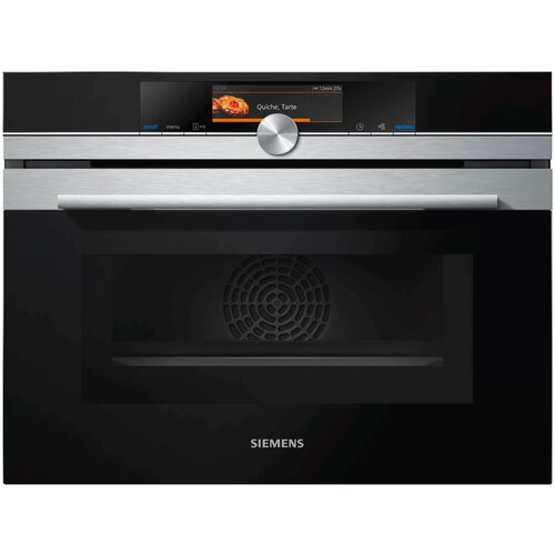 Электрический духовой шкаф Siemens CM678G4S1 серебристый 19199000₽