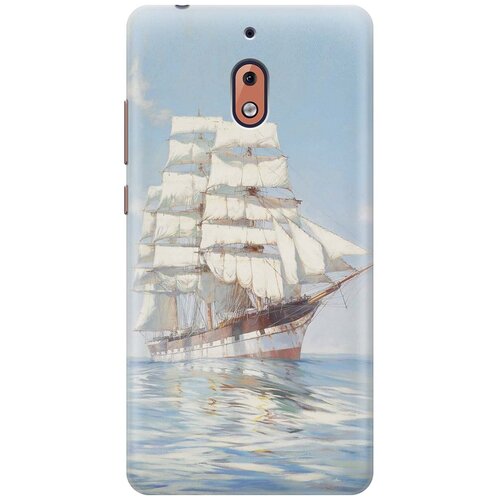 фото Re:pa накладка transparent для nokia 2.1 с принтом "идеальный парус"